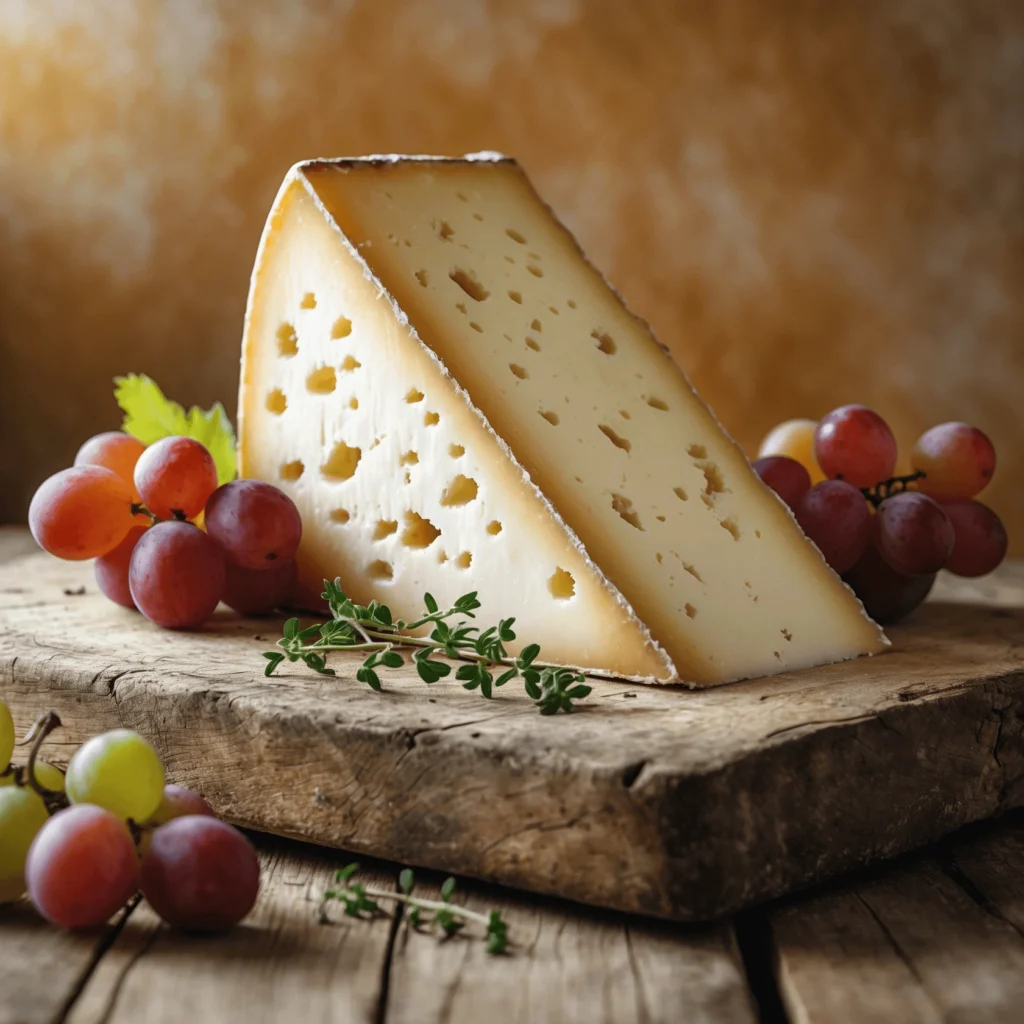 A variety of Swiss cheese slices with characteristic holes, showcasing its pale yellow color and mild, nutty flavor.